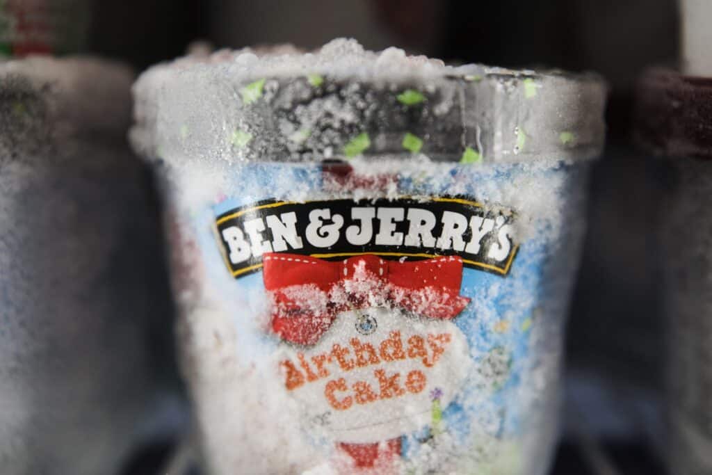 Ben & Jerry's ice cream