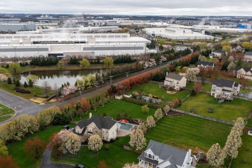 Data centers near homes