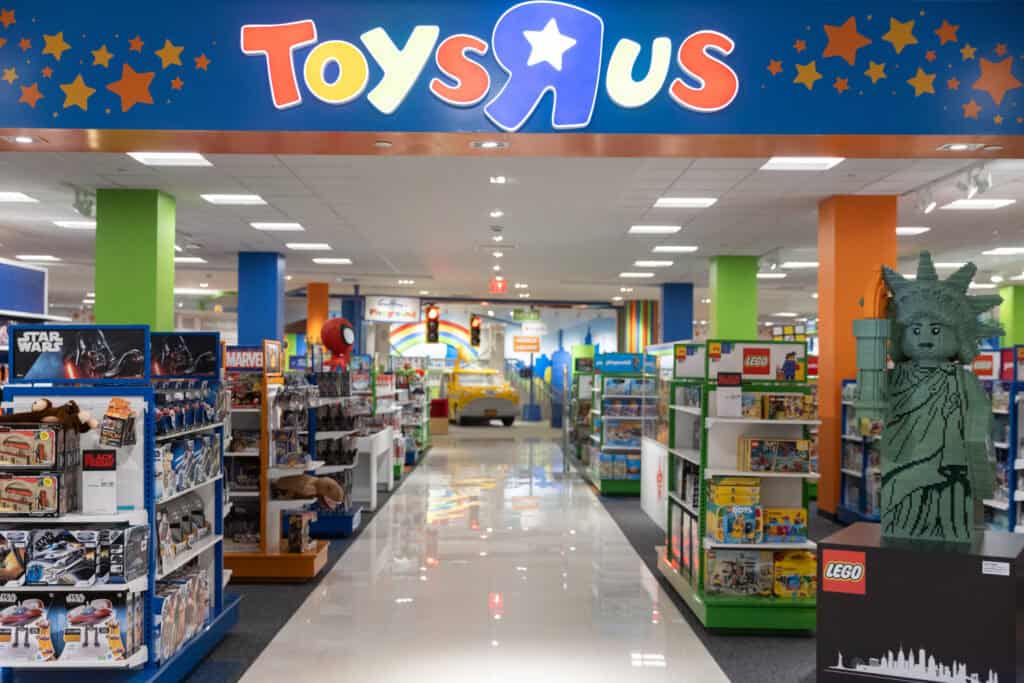 Toys 'R' Us section of a Macy's store