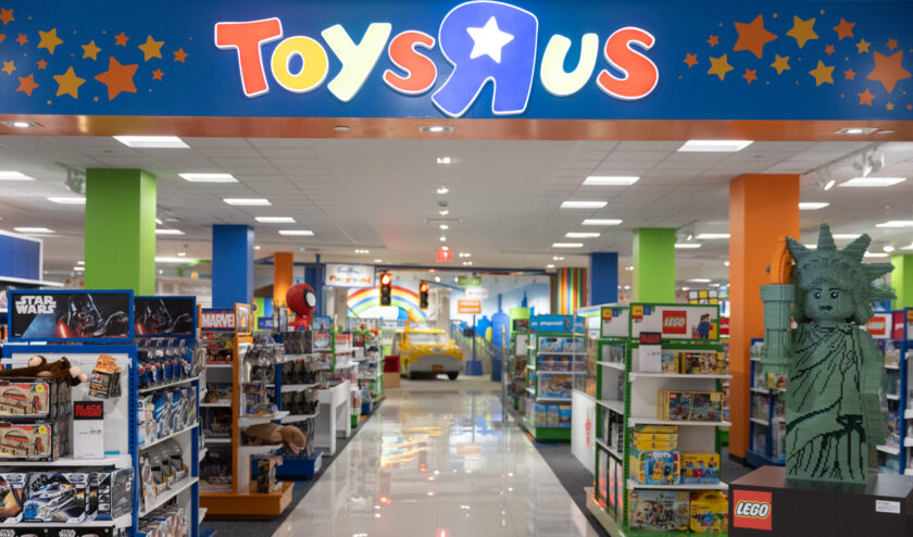 Toys 'R' Us section of a Macy's store