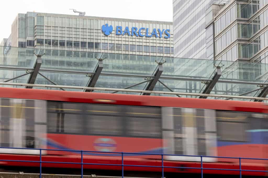 The headquarters of Barclays in London. 