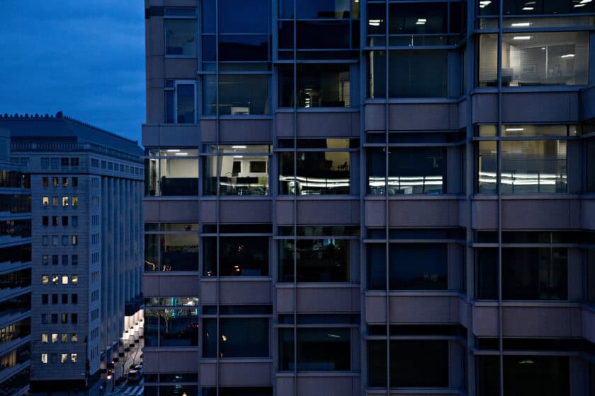 An office building