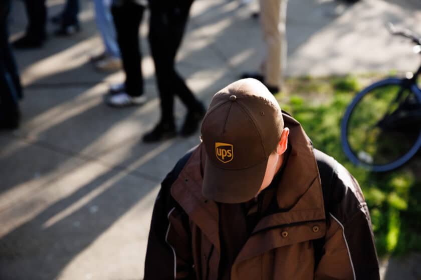 UPS worker