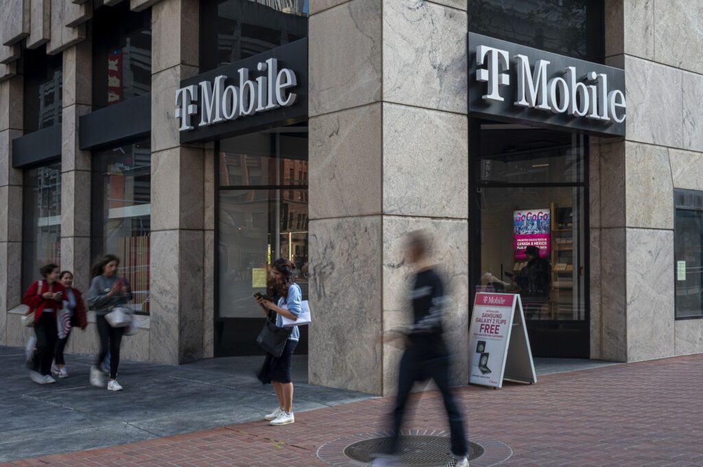 A T-Mobile store in San Francisco, Calif.