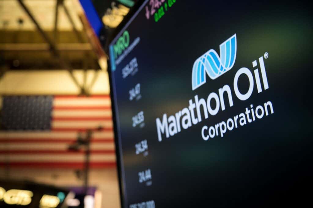 Marathon Oil Corp. signage