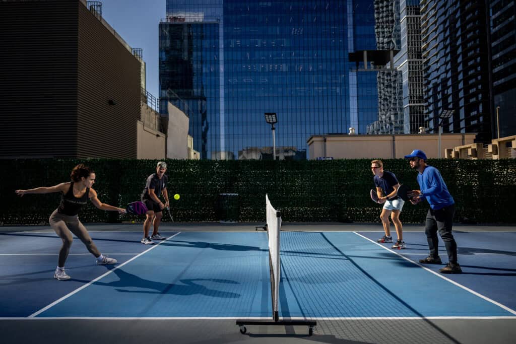 Pickleball court