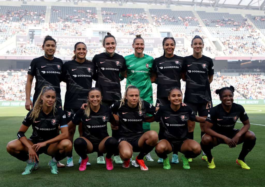 The Angel City FC starting eleven