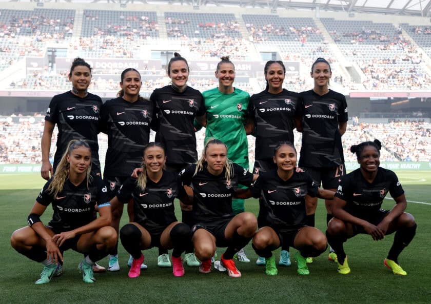 The Angel City FC starting eleven