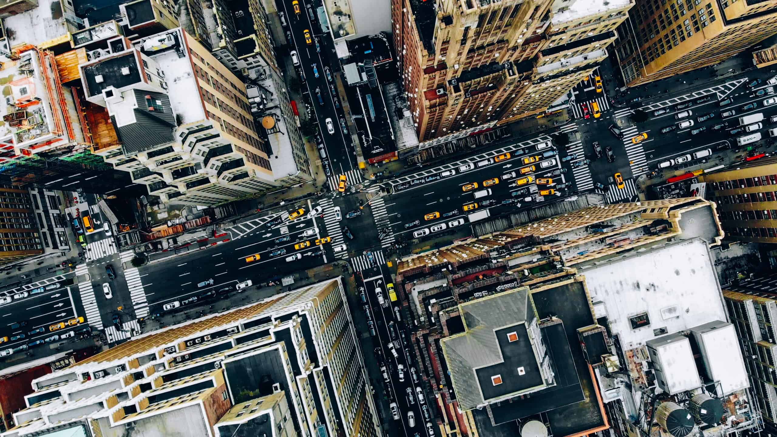 Aerial view of New York