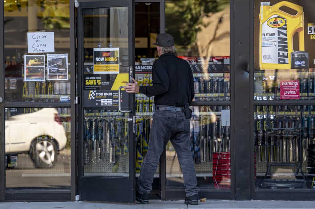 An Advance Auto Parts store in California
