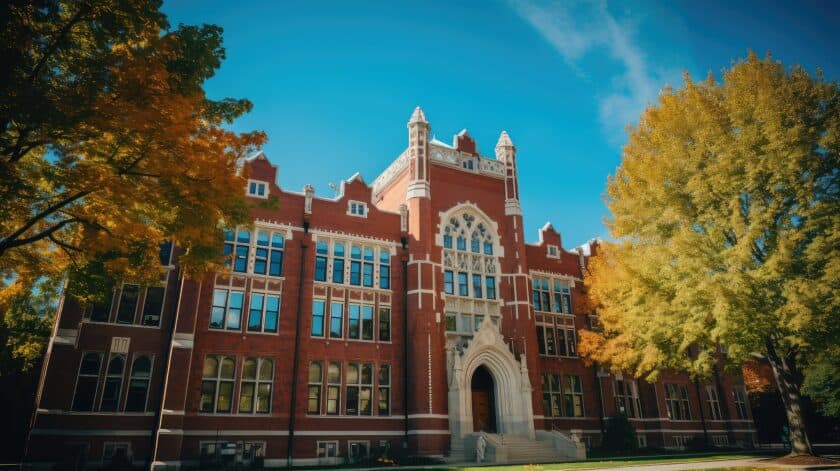 university building
