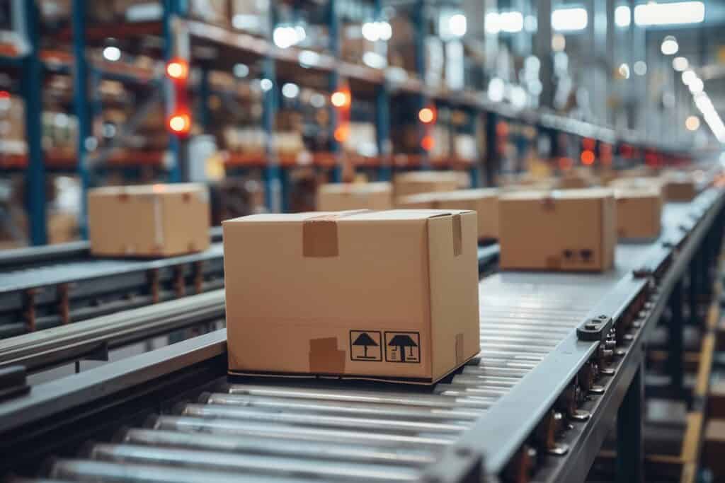 Multiple cardboard boxes