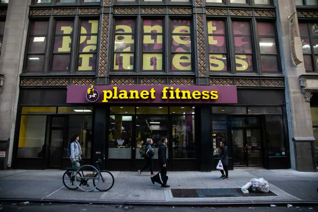 A Planet Fitness gym in New York