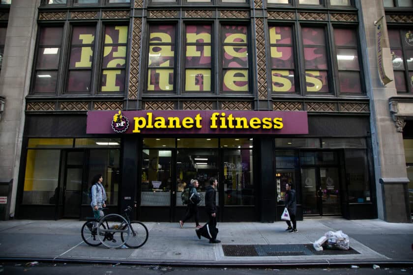 A Planet Fitness gym in New York