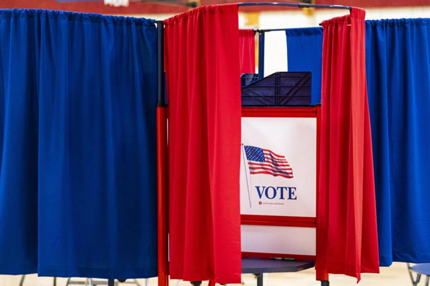 Voting booth
