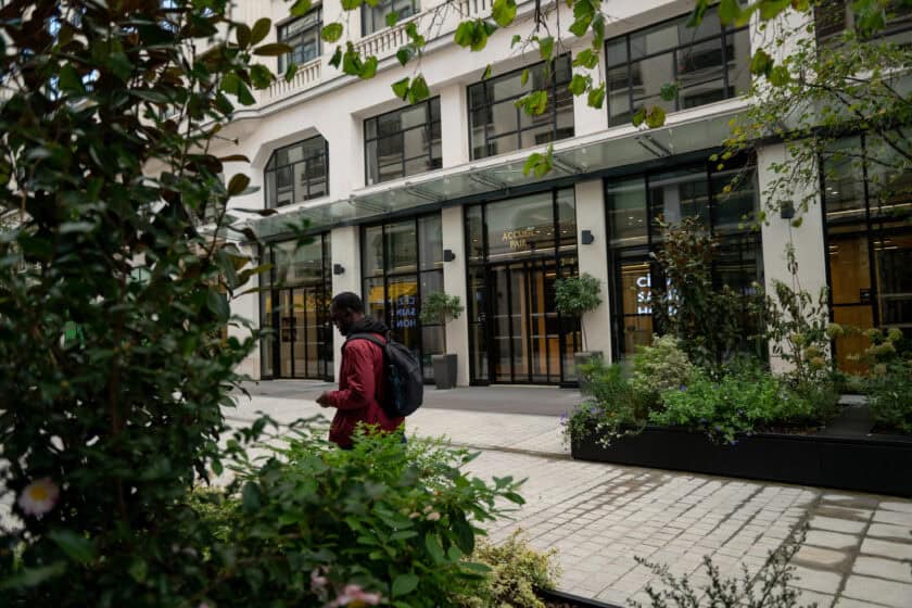 head office of Wendel in Paris