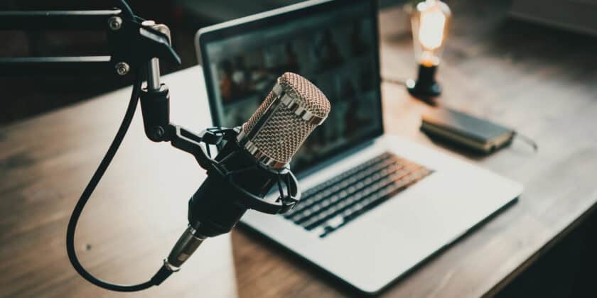 podcast setup