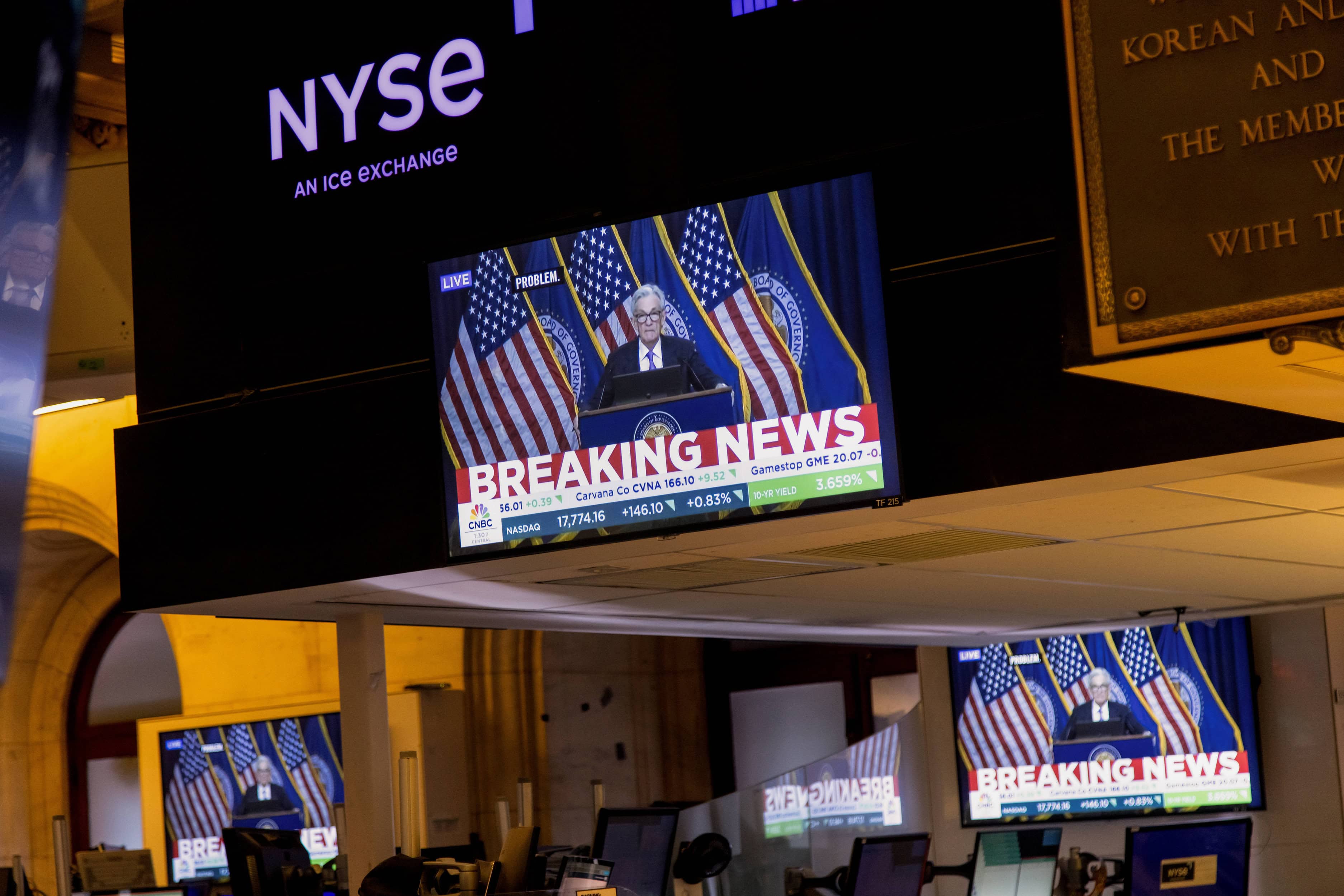 Jerome Powell speaking