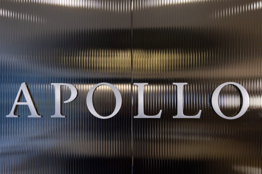 Apollo Global Management signage in New York