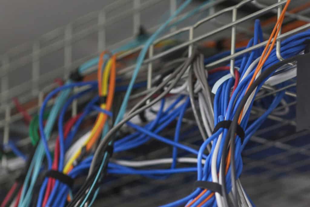Server room at the Yotta Data Services Pvt. data center