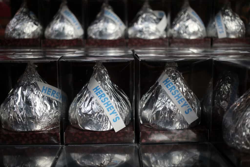 Oversized Hershey Kisses for sale at Hershey's Chocolate World