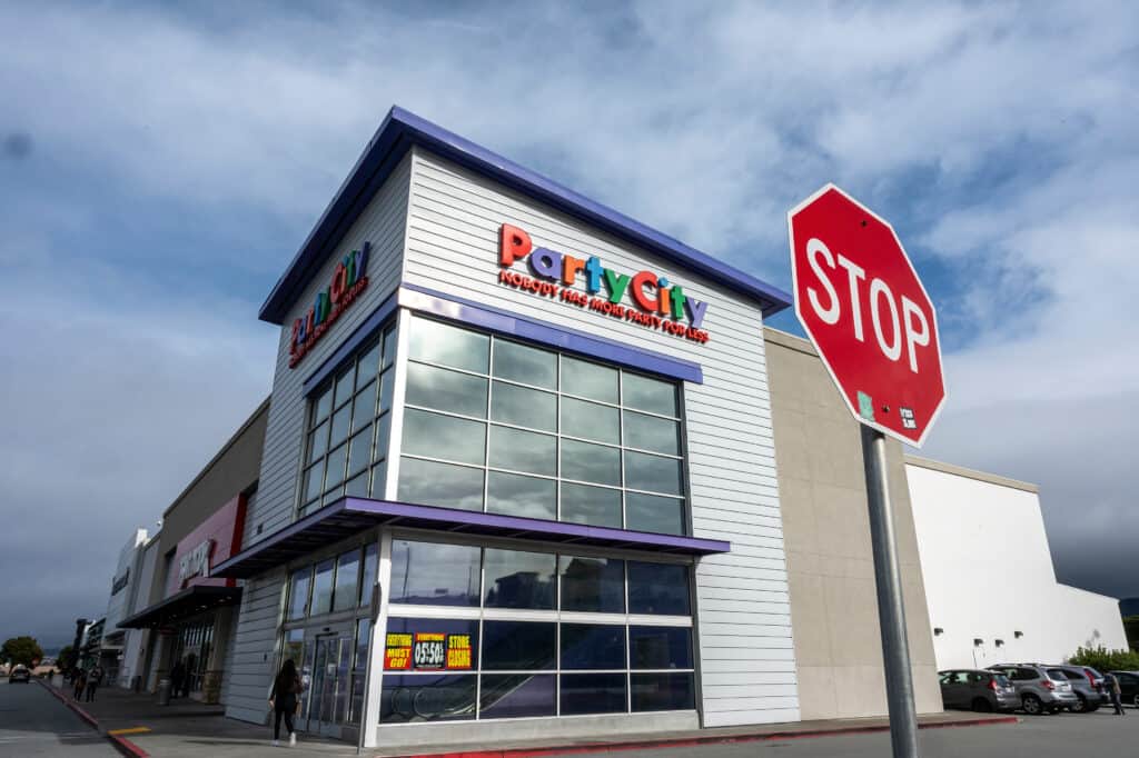 Party City signage